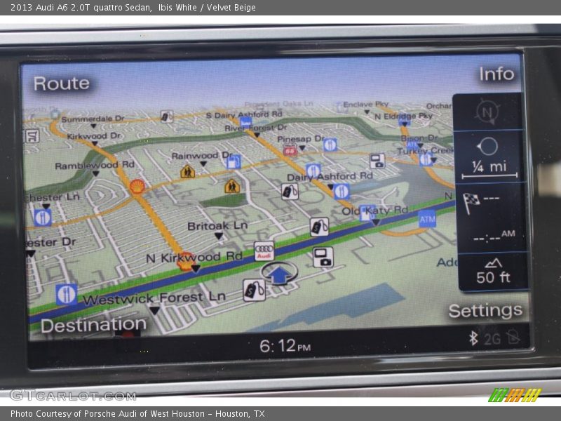 Ibis White / Velvet Beige 2013 Audi A6 2.0T quattro Sedan