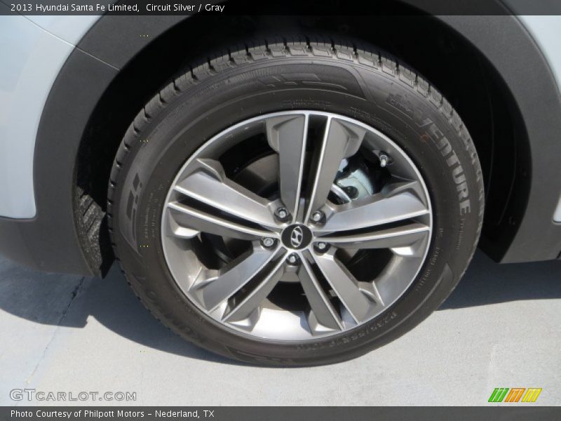 Circuit Silver / Gray 2013 Hyundai Santa Fe Limited