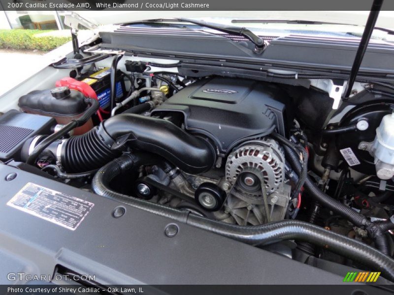 White Diamond / Cocoa/Light Cashmere 2007 Cadillac Escalade AWD