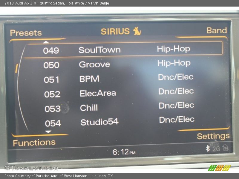 Ibis White / Velvet Beige 2013 Audi A6 2.0T quattro Sedan