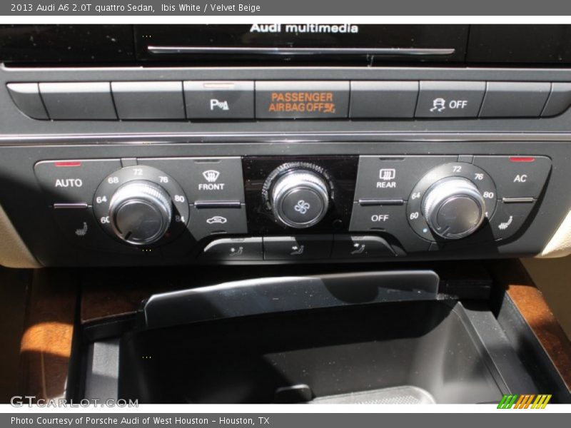 Ibis White / Velvet Beige 2013 Audi A6 2.0T quattro Sedan