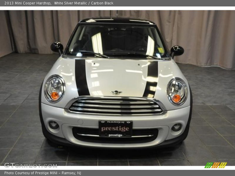 White Silver Metallic / Carbon Black 2013 Mini Cooper Hardtop
