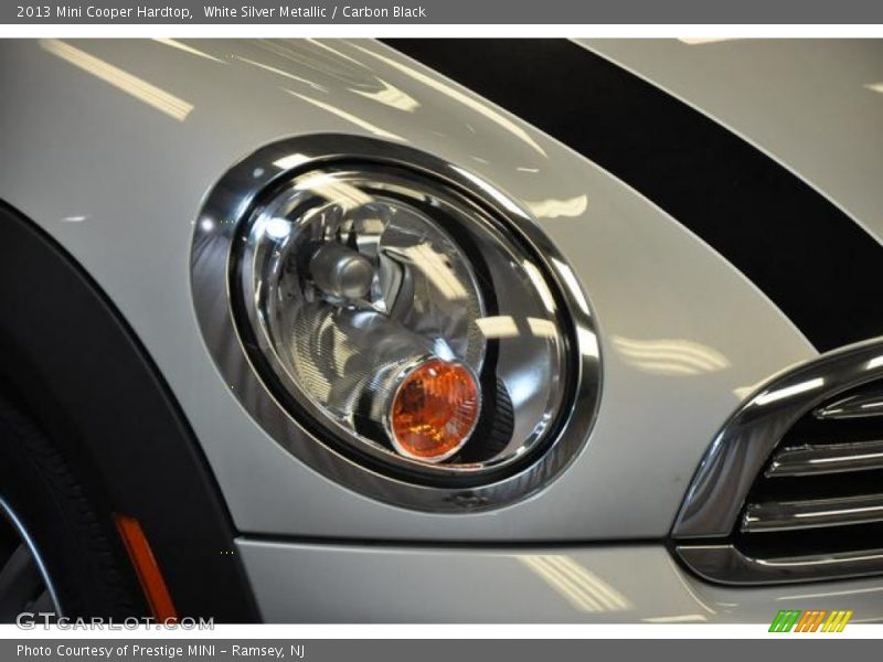 White Silver Metallic / Carbon Black 2013 Mini Cooper Hardtop