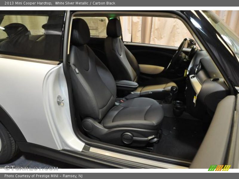White Silver Metallic / Carbon Black 2013 Mini Cooper Hardtop