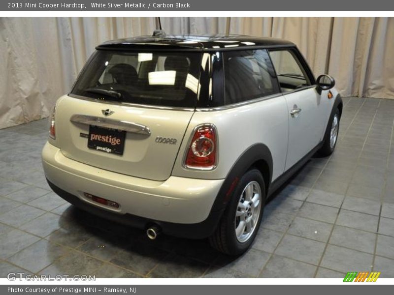 White Silver Metallic / Carbon Black 2013 Mini Cooper Hardtop