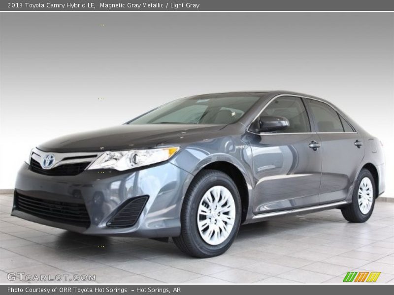Magnetic Gray Metallic / Light Gray 2013 Toyota Camry Hybrid LE