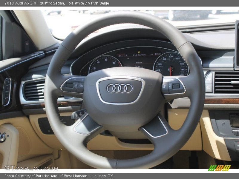 Ibis White / Velvet Beige 2013 Audi A6 2.0T quattro Sedan