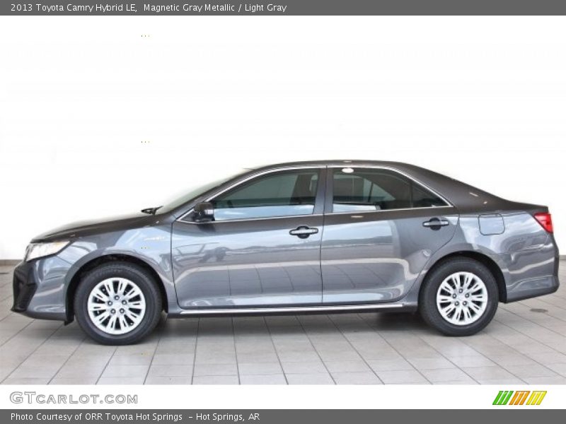 Magnetic Gray Metallic / Light Gray 2013 Toyota Camry Hybrid LE