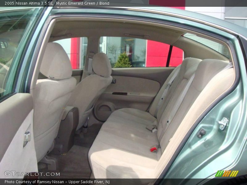 Mystic Emerald Green / Blond 2005 Nissan Altima 3.5 SE