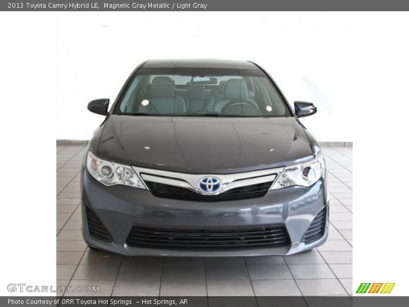 Magnetic Gray Metallic / Light Gray 2013 Toyota Camry Hybrid LE