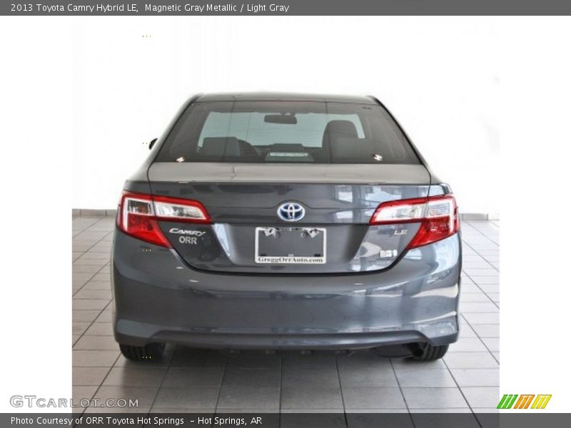 Magnetic Gray Metallic / Light Gray 2013 Toyota Camry Hybrid LE