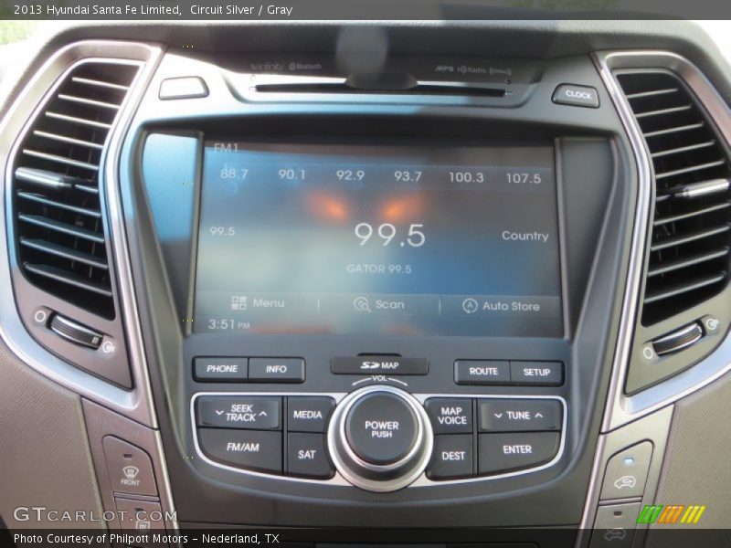 Circuit Silver / Gray 2013 Hyundai Santa Fe Limited