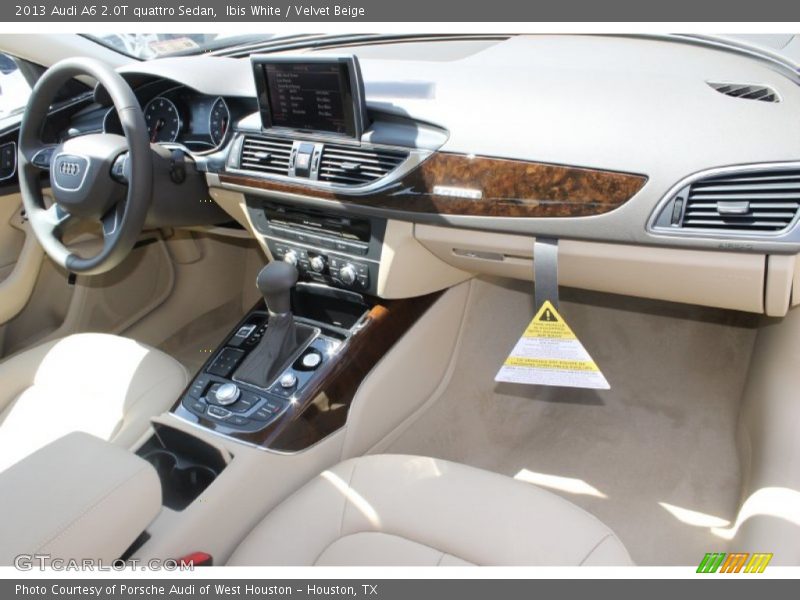 Ibis White / Velvet Beige 2013 Audi A6 2.0T quattro Sedan