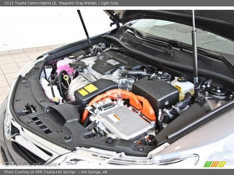 Magnetic Gray Metallic / Light Gray 2013 Toyota Camry Hybrid LE