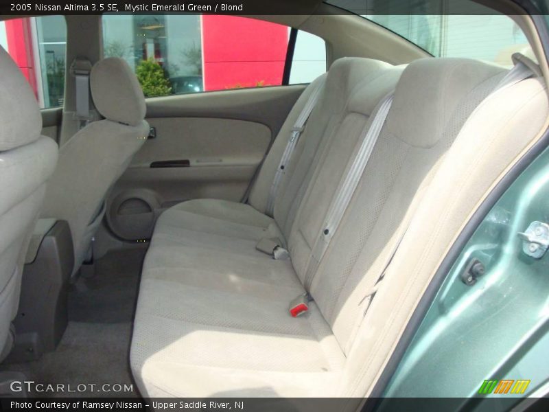 Mystic Emerald Green / Blond 2005 Nissan Altima 3.5 SE
