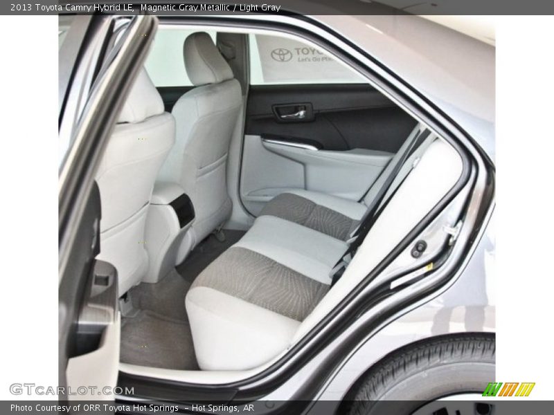 Magnetic Gray Metallic / Light Gray 2013 Toyota Camry Hybrid LE