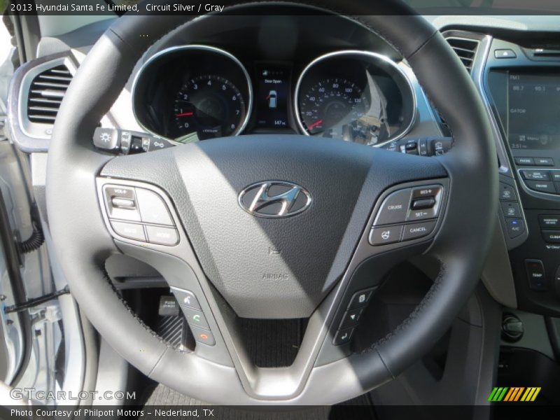 Circuit Silver / Gray 2013 Hyundai Santa Fe Limited