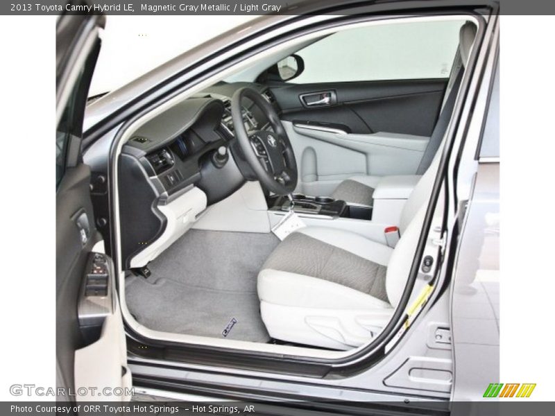 Magnetic Gray Metallic / Light Gray 2013 Toyota Camry Hybrid LE