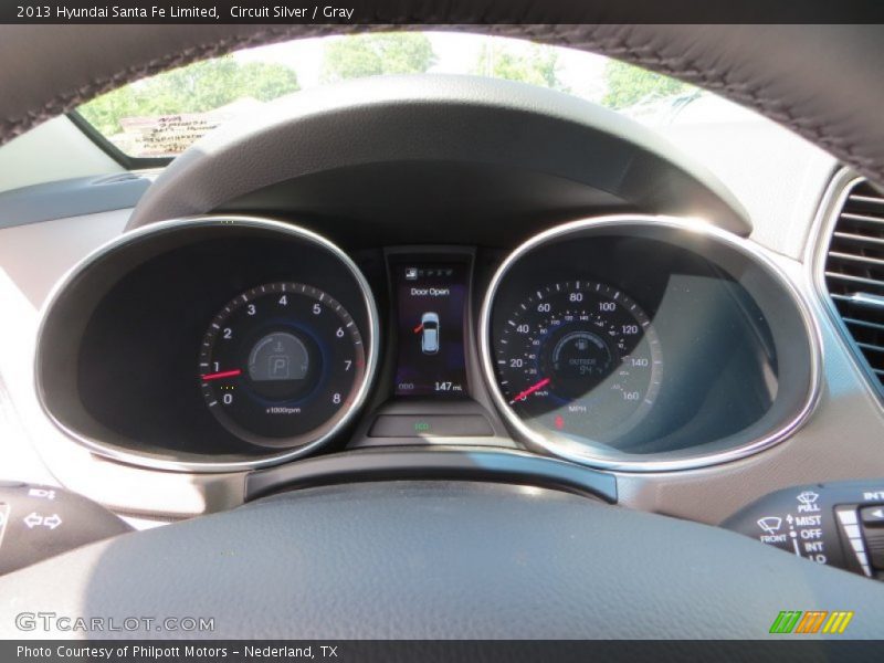 Circuit Silver / Gray 2013 Hyundai Santa Fe Limited