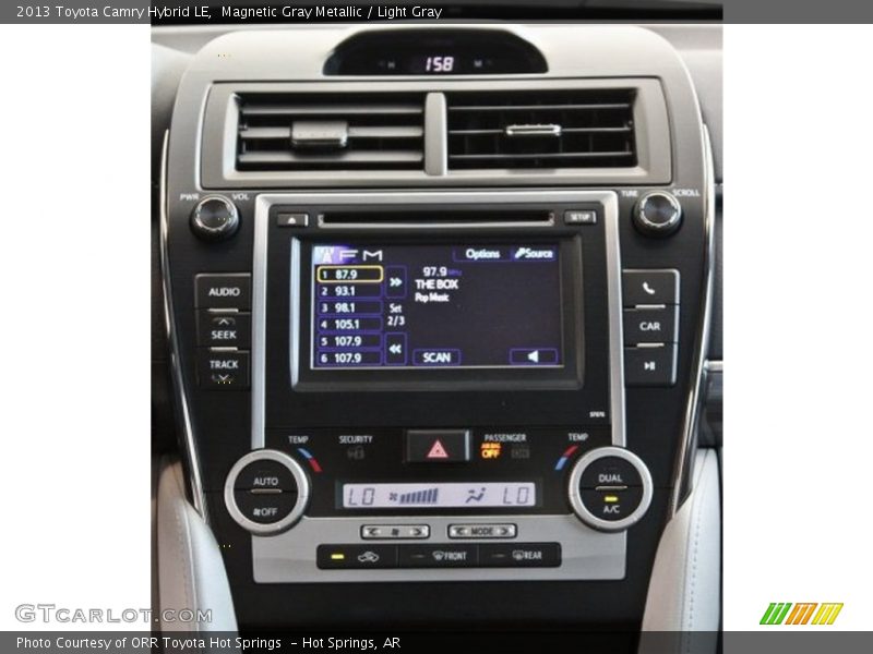 Magnetic Gray Metallic / Light Gray 2013 Toyota Camry Hybrid LE