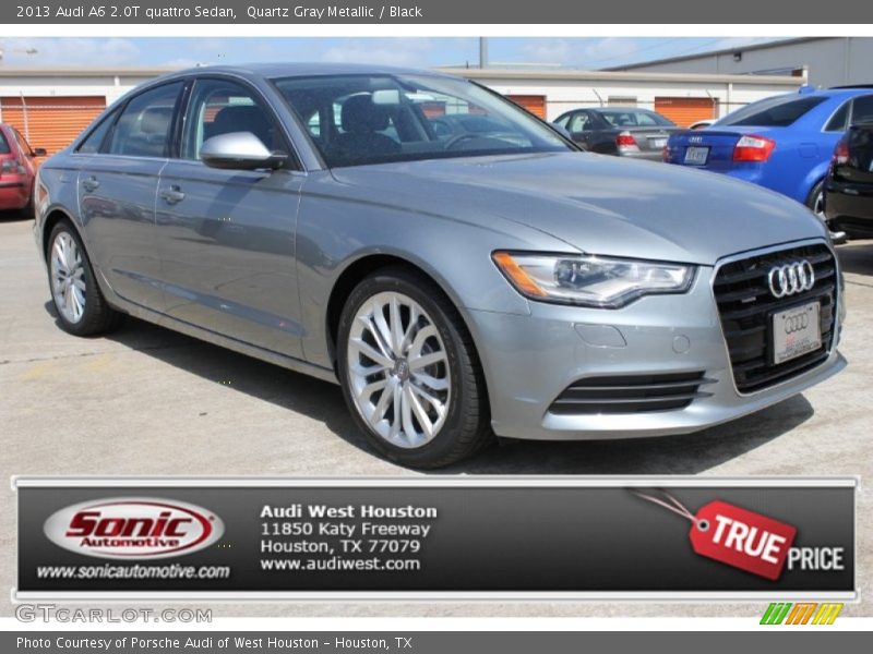 Quartz Gray Metallic / Black 2013 Audi A6 2.0T quattro Sedan