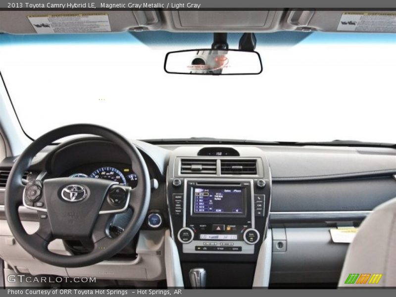 Magnetic Gray Metallic / Light Gray 2013 Toyota Camry Hybrid LE