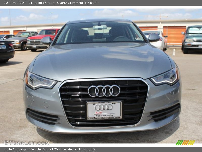 Quartz Gray Metallic / Black 2013 Audi A6 2.0T quattro Sedan