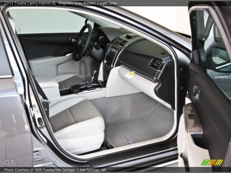 Magnetic Gray Metallic / Light Gray 2013 Toyota Camry Hybrid LE