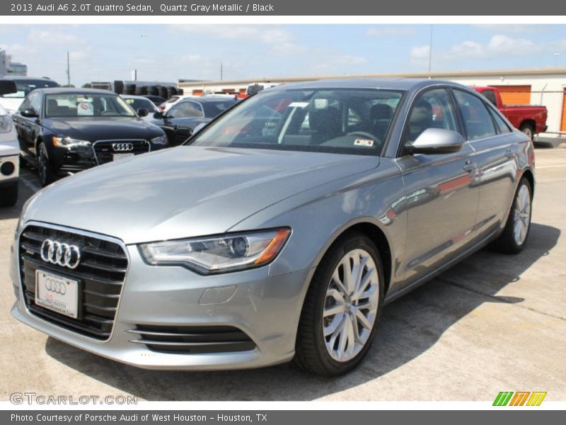 Quartz Gray Metallic / Black 2013 Audi A6 2.0T quattro Sedan