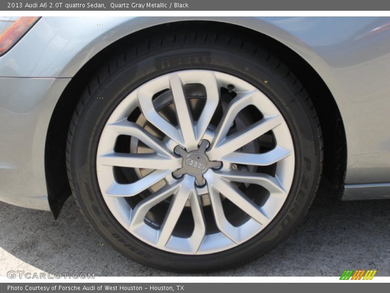 Quartz Gray Metallic / Black 2013 Audi A6 2.0T quattro Sedan