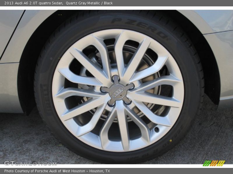 Quartz Gray Metallic / Black 2013 Audi A6 2.0T quattro Sedan