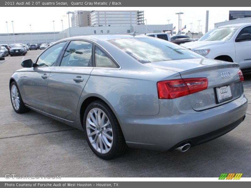Quartz Gray Metallic / Black 2013 Audi A6 2.0T quattro Sedan