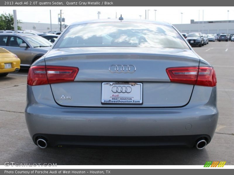 Quartz Gray Metallic / Black 2013 Audi A6 2.0T quattro Sedan