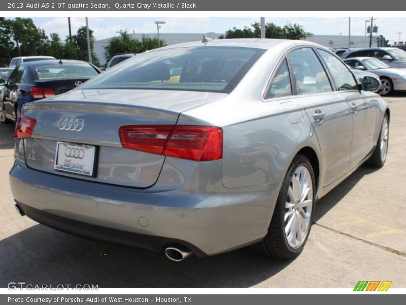 Quartz Gray Metallic / Black 2013 Audi A6 2.0T quattro Sedan