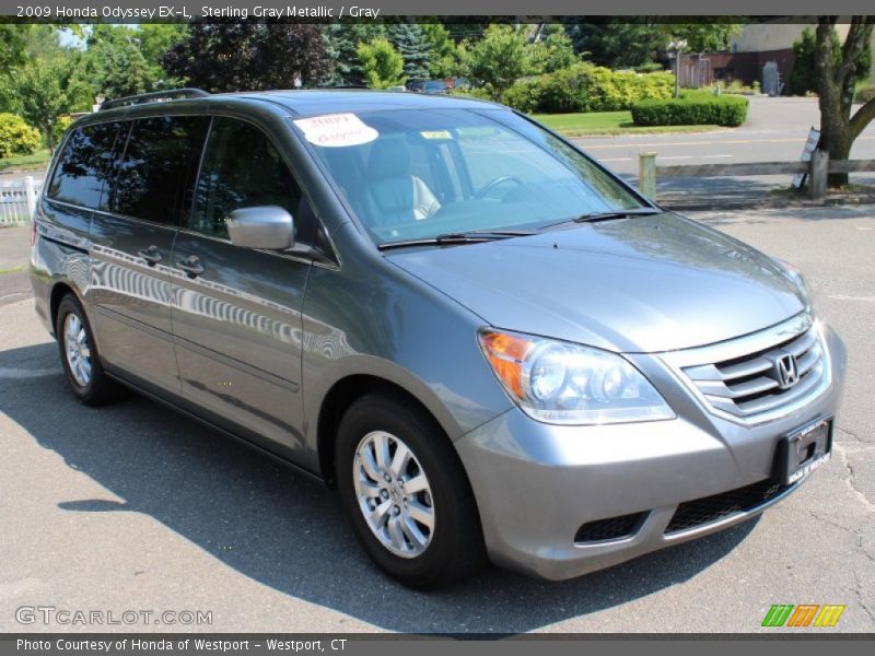 Sterling Gray Metallic / Gray 2009 Honda Odyssey EX-L