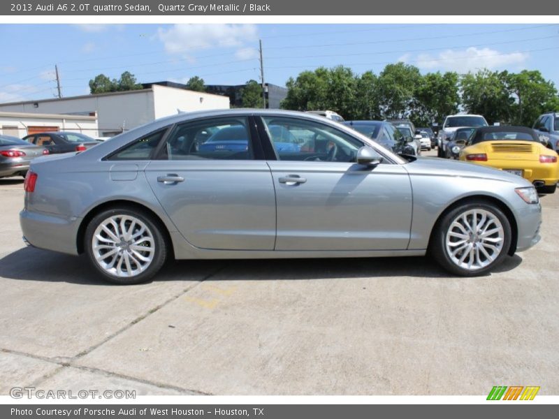 Quartz Gray Metallic / Black 2013 Audi A6 2.0T quattro Sedan