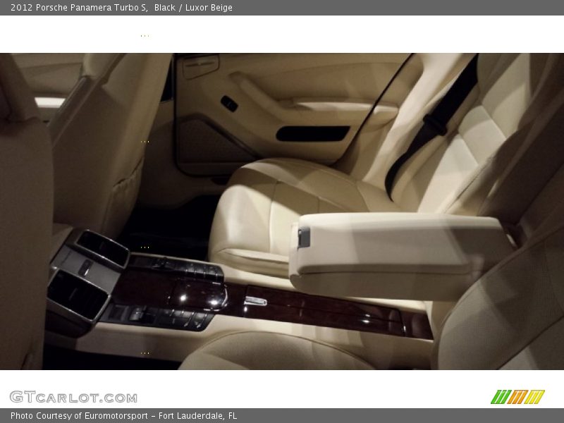 Black / Luxor Beige 2012 Porsche Panamera Turbo S