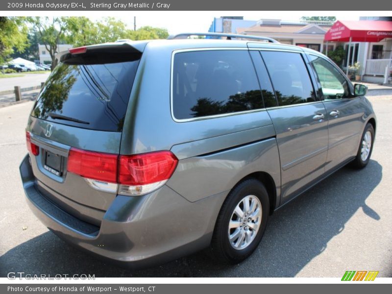 Sterling Gray Metallic / Gray 2009 Honda Odyssey EX-L