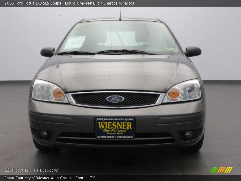 Liquid Grey Metallic / Charcoal/Charcoal 2005 Ford Focus ZX3 SES Coupe