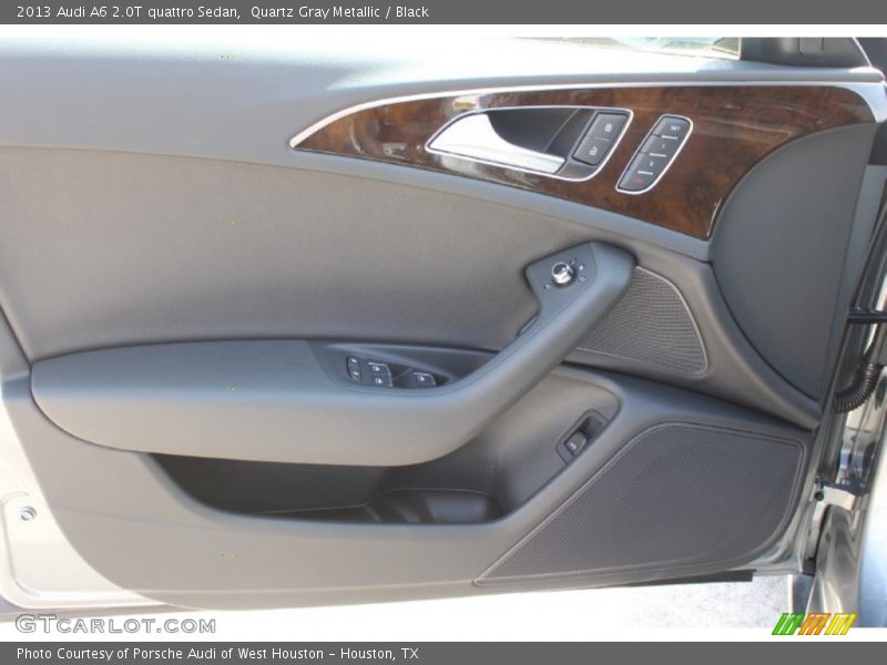 Quartz Gray Metallic / Black 2013 Audi A6 2.0T quattro Sedan