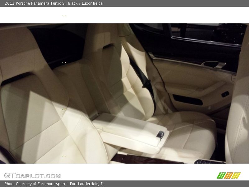 Black / Luxor Beige 2012 Porsche Panamera Turbo S