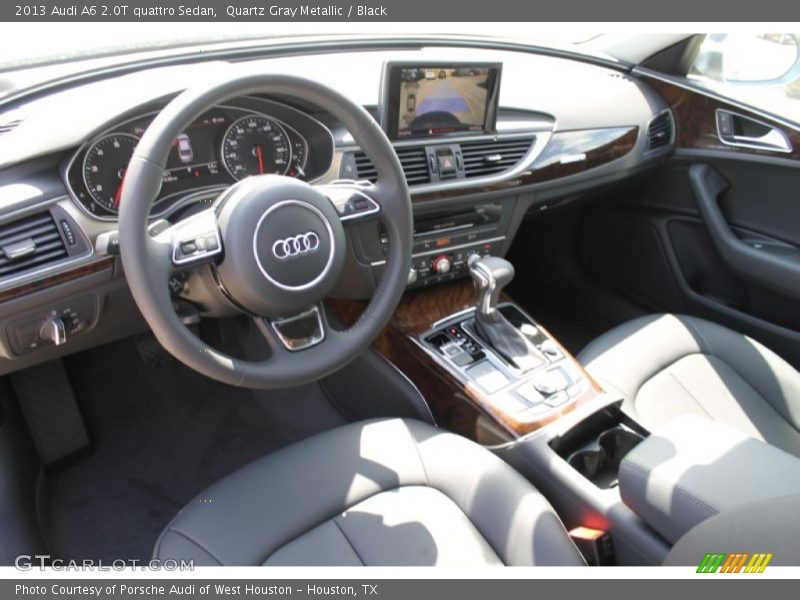 Quartz Gray Metallic / Black 2013 Audi A6 2.0T quattro Sedan