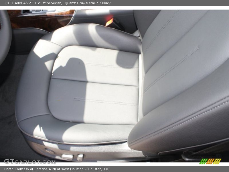 Quartz Gray Metallic / Black 2013 Audi A6 2.0T quattro Sedan