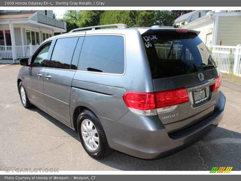 Sterling Gray Metallic / Gray 2009 Honda Odyssey EX-L