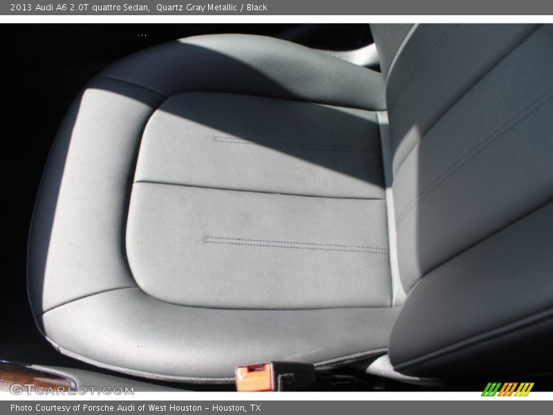 Quartz Gray Metallic / Black 2013 Audi A6 2.0T quattro Sedan