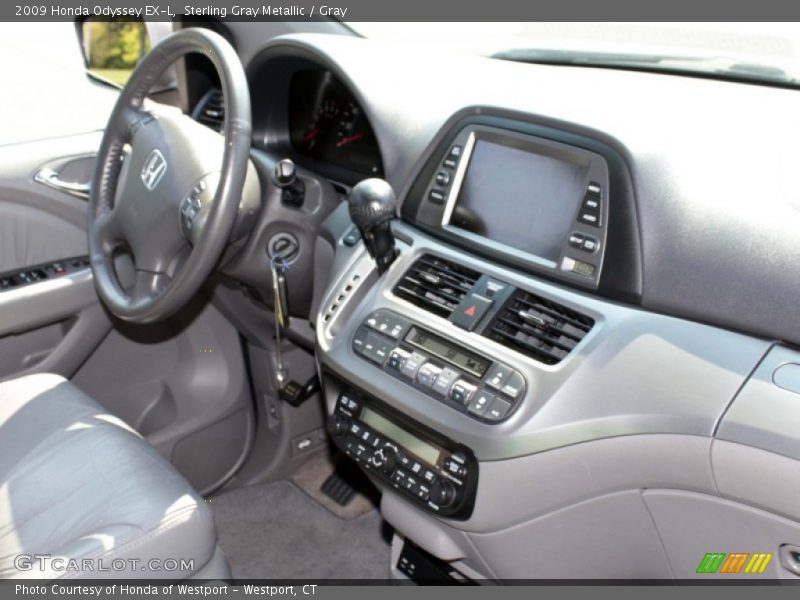 Sterling Gray Metallic / Gray 2009 Honda Odyssey EX-L