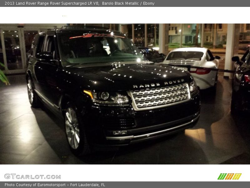 Barolo Black Metallic / Ebony 2013 Land Rover Range Rover Supercharged LR V8