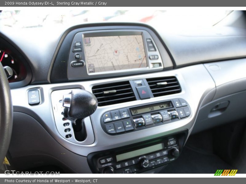 Sterling Gray Metallic / Gray 2009 Honda Odyssey EX-L
