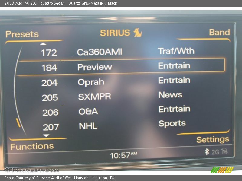 Quartz Gray Metallic / Black 2013 Audi A6 2.0T quattro Sedan