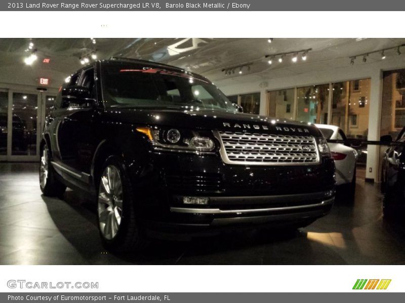 Barolo Black Metallic / Ebony 2013 Land Rover Range Rover Supercharged LR V8